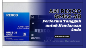 Beritaria.com | Aki Rexco GM5Z-3B: Performa Tangguh untuk Kendaraan Anda